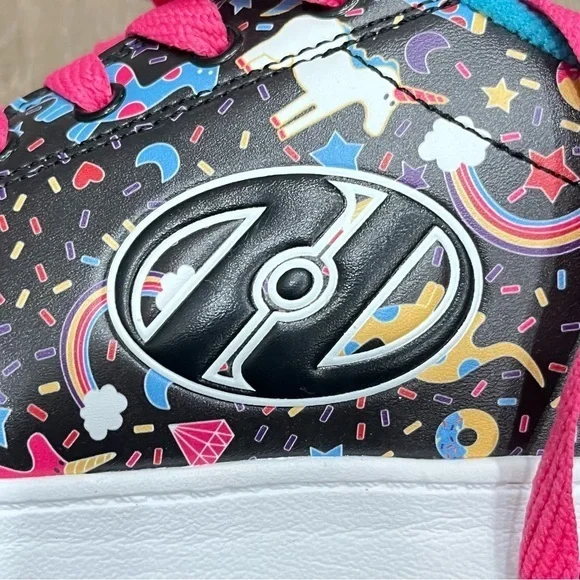 Heelys Split Kids Skate Shoes Black Unicorn Youth Size 6Youth Women 7 NO WHEELS - Picture 6 of 16